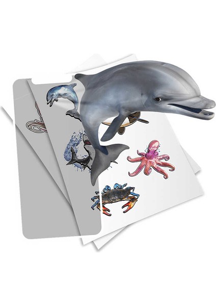 Junoo HoloToyz Sticker Super Sea Creatures AR Uyumlu Etiket