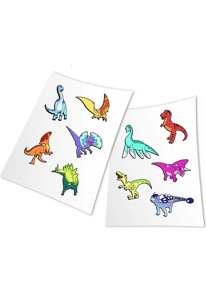 Junoo HoloToyz Sticker Jurassic Dinos AR Uyumlu Etiket