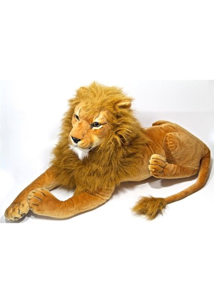 Oyuncak Yatan Peluş Aslan Kuyruk Uzunluğuyla 50 cm