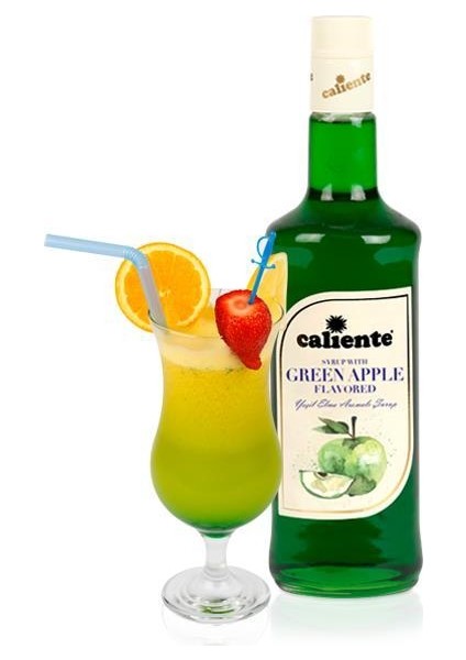 Yeşil Elmalı Kahve ve Kokteyl Şurubu 70 cl