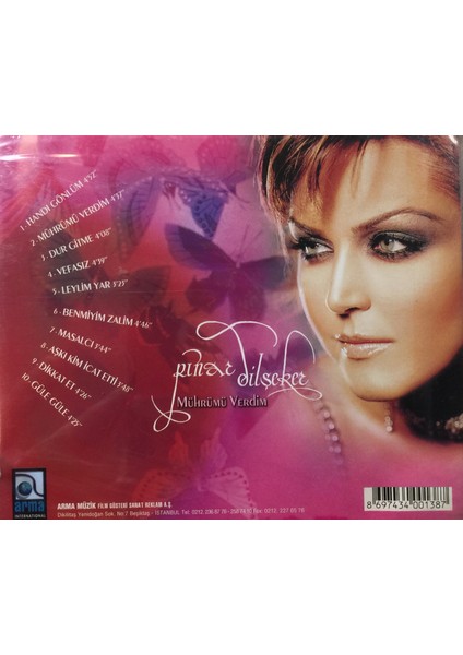 Pınar Dilşeker - Mührümü Verdim ( CD )