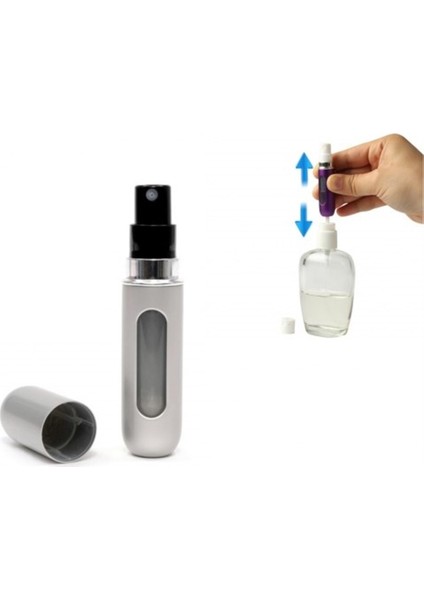Parfüm Şişesinden Dolabilir Yedek Cep Parfüm Şişesi Aparatı modelleri