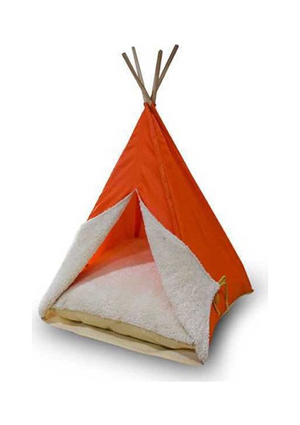 Büyük Kedi Köpek Çadırı Turuncu