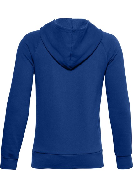 Under Armour Erkek Çocuk UA Rival Fleece Big Logo Kapüşonlu Üst 1357585-400