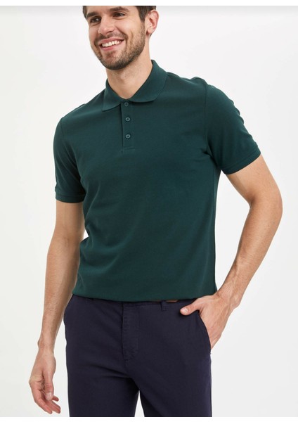 MaviMoure Erkek Polo Yaka T-Shirt