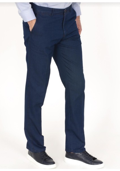 Erkek Klasik Kesim Kot Pantolon