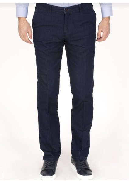 Erkek Klasik Kesim Kot Pantolon