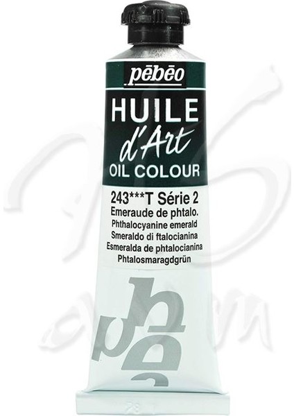 Huile Dart 37ML Yağlı Boya S2 NO:243 Phthalocyanine Emerald