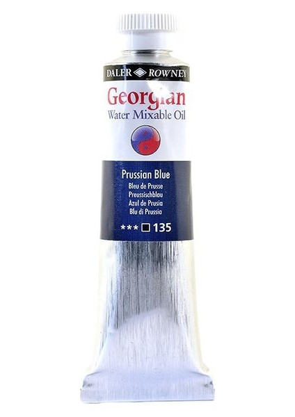 Dr Georgian Water Mixable Su Bazlı Yağlı B 37ML 135 Prussian Blue