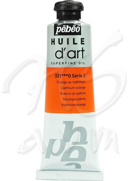 Huile Dart 37ML Yağlı Boya Seri 3 NO:331 Cadmium Orange