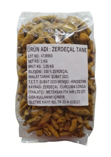 Zerdeçal Tane 1 kg