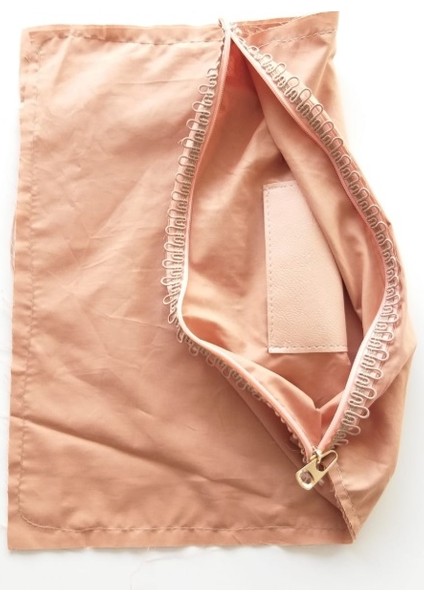 Sütlü Kahve Renk 38X38 Cm, Dikilmiş Halde, Fermuarlı Astar