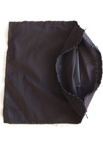 Fermuarsız 28X28 cm Dikilmiş Astar Siyah