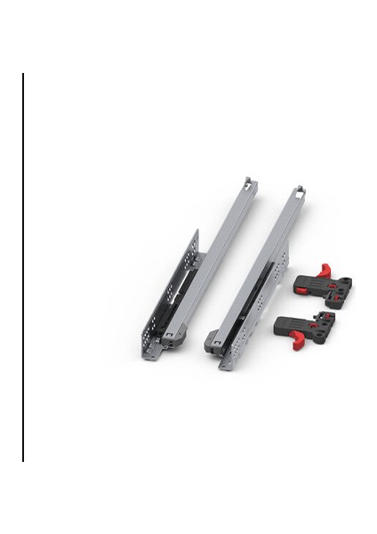 Smart Slide 40 cm Kısmi/Tek Açılım Frenli Çekmece Rayı