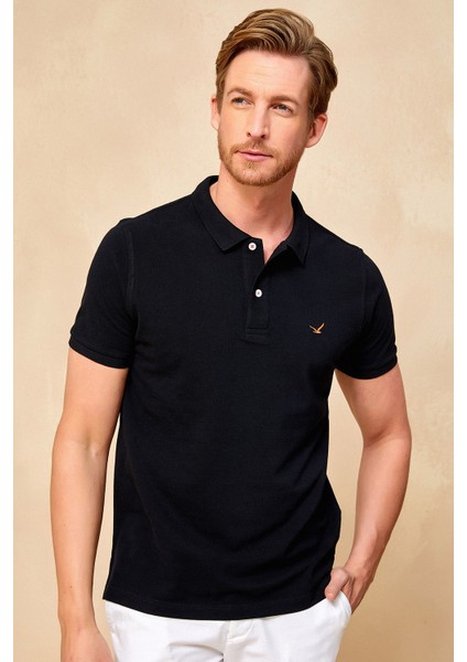 Cayman Erkek Polo - Siyah