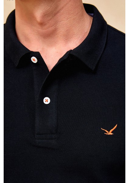 Cayman Erkek Polo - Siyah
