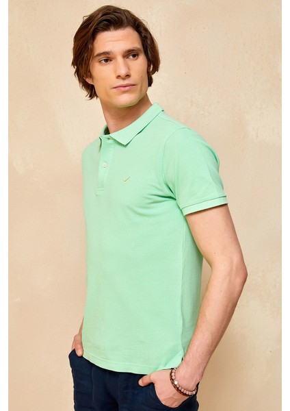 Cayman Erkek Polo - Açık Yeşil