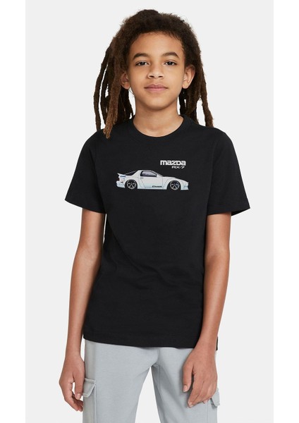 Bodykit Rx7 Baskılı Çocuk Siyah Tshirt