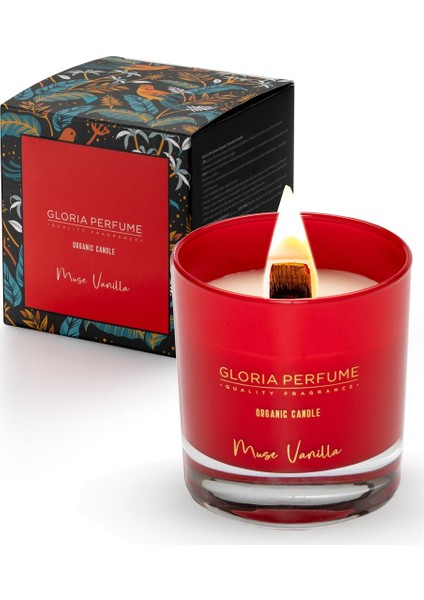 Musc Vanilla Kokulu Mum 220 Gr.