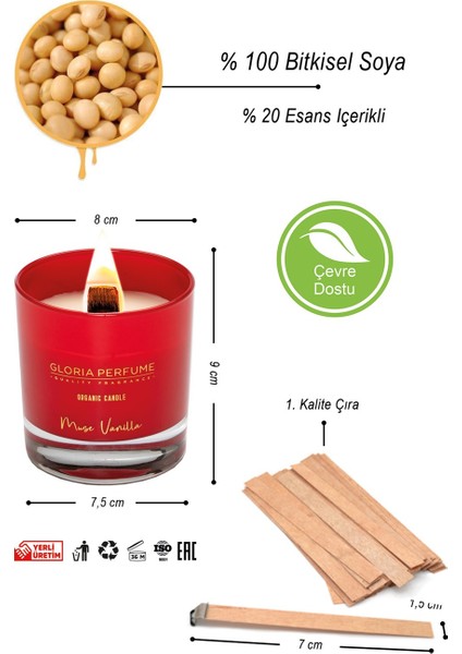 Musc Vanilla Kokulu Mum 220 Gr. modelleri