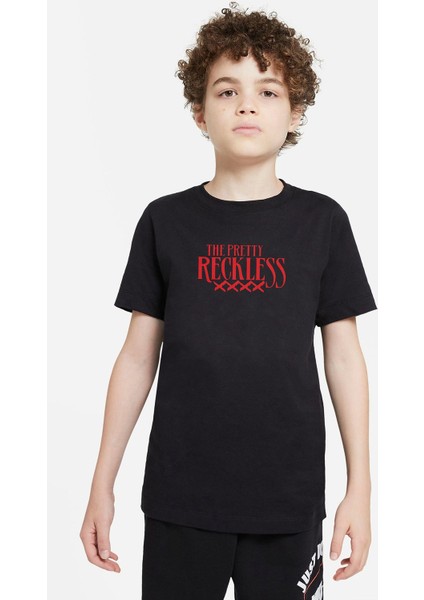 The Pretty Reckless Baskılı Çocuk Siyah Tshirt