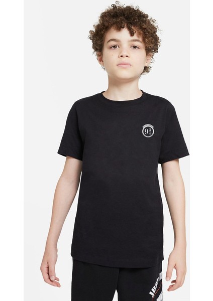 Hogwarts Express Baskılı Çocuk Siyah Tshirt