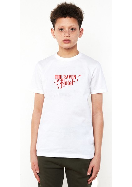 Altered Carbon The Raven Hotel Baskılı Çocuk Beyaz Tshirt