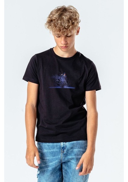Singin In The Rain Baskılı Çocuk Siyah T-Shirt