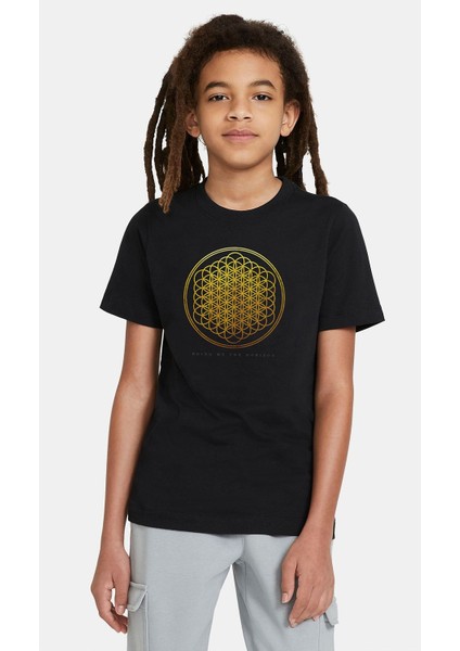 Bring Me The Horizon Sempiternal Baskılı Unisex Çocuk Siyah T-Shirt