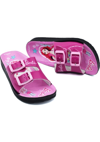 Barbie Kız Çocuk Yumuşak Taban Terlik