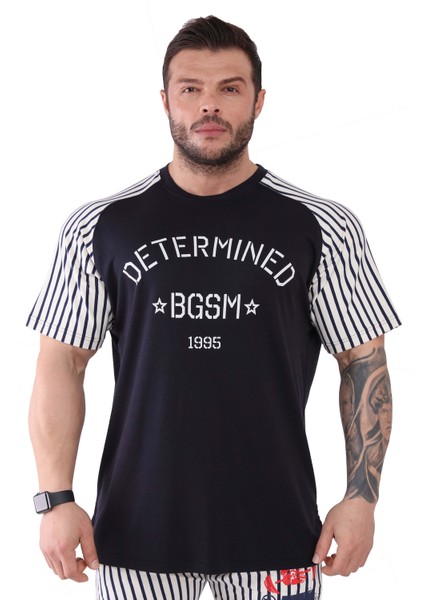 Spor T-Shirt Oversize Reglan Gym Antrenman Üstü Big Sam 3305