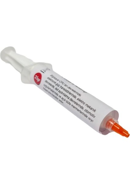 Beyaz Isı Transfer Silikonu Termal Macun 25 gr fiyatları