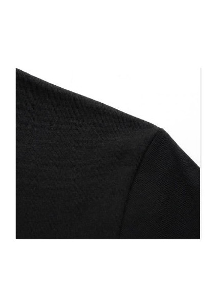 Superaxide Dismutase Baskılı Siyah Kadın Örme Tişört fiyatları