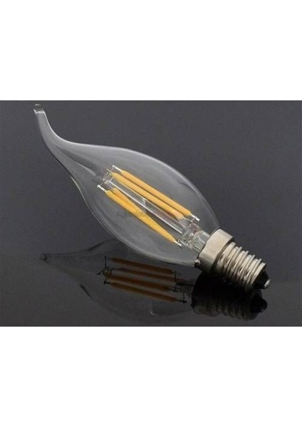 5 Adet Ct 4062 G Cata 4W LED Flament Ampul Günışığı 3200K E14 Duy
