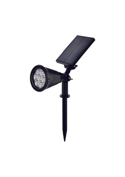Ct 7310 Cata 7W Solar Güneş Enerjili Bahçe Armatürü Yeşil Işık