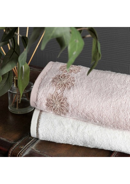 Clemita Pembe & Ekru Bambu Hamam Seti fiyatları