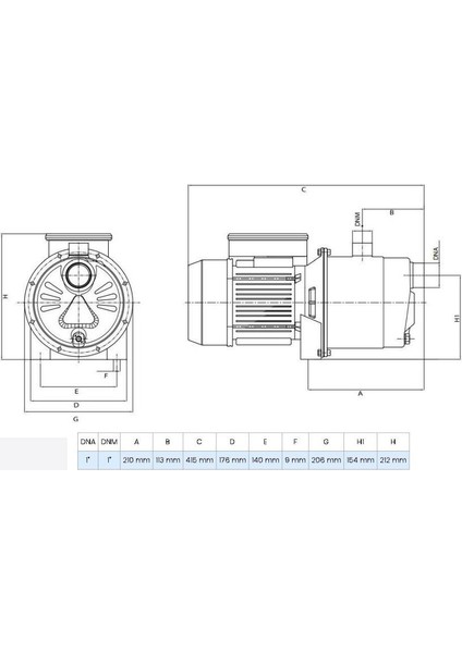 Jet Sps 4-44 Paslanmaz Gövdeli Kendinden Emişli Jet Pompa 1 Hp 44 Mss 5 M³/h