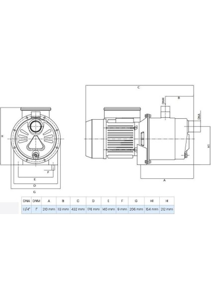 Jet Sps 4-56 Paslanmaz Gövdeli Kendinden Emişli Jet Pompa 1.5 Hp 56 Mss 5 M³/h