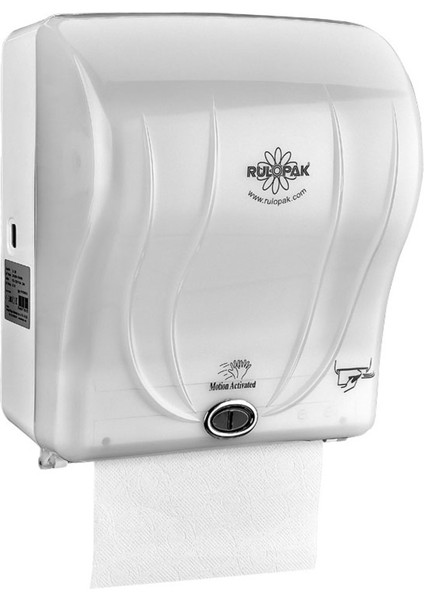 Sensörlü Havlu Makinesi 21 Cm Transparan Beyaz