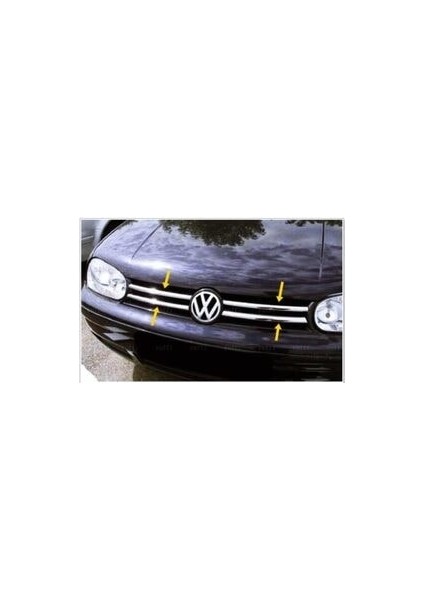 Ebal Oto Vw Golf 4 Krom Ön Panjur 4 Prç. 1998-2004 P. Çelik