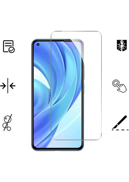 Huawei P30 Lite Zore Maxi Glass Temperli Cam Ekran Koruyucu (Tam Kaplayan Değildir.Kenarlardan 1 mm Kısa)