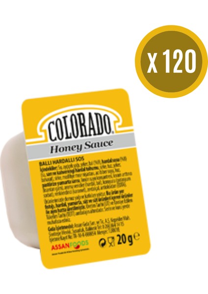 Ballı Hardallı Sos 120'LI x 20 gr
