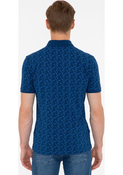 Erkek Lacivert Slim Fit Polo Yaka Tişört 50242059-VR033 modelleri