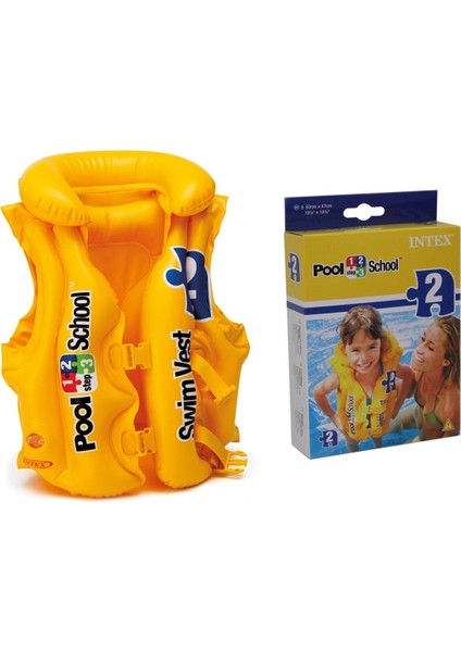 58660 Yakalı Sarı Yelek 50X47CM