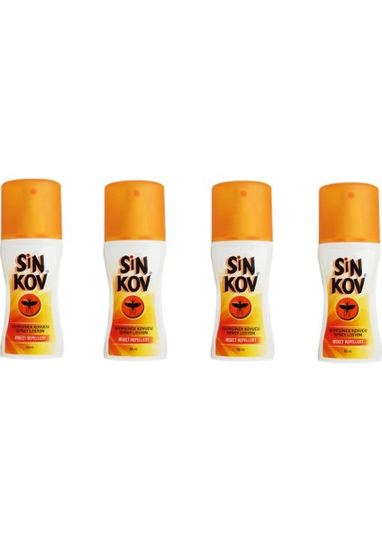 Sivrisinek Kovucu Sprey Losyon 100 ml x 4'lü