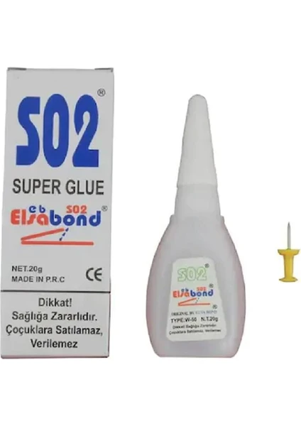 S02 Super Glue Elsa Bond Japon Yapıştırıcısı