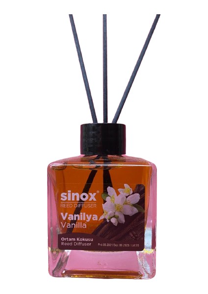 Bambu Çubuklu Vanilya Oda Ofis Banyo Kokusu 120 ml