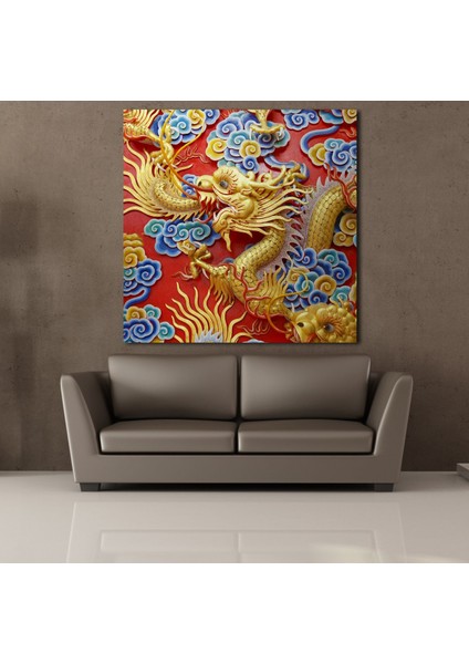 Sarı Ejderha 200X200CM