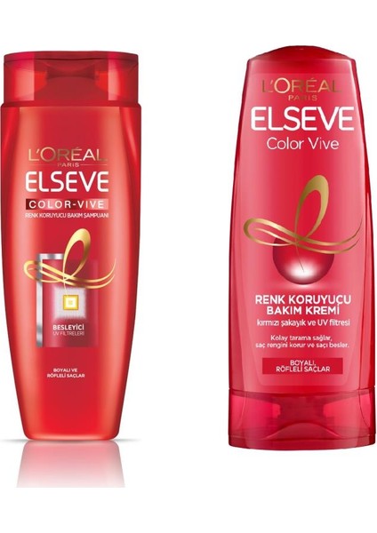Renk Koruyucu Şampuan 360 ml + Saç Kremi 360ML Set