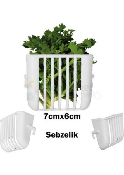 Kafes Kuşları Için Sebzelik & Meyvelik